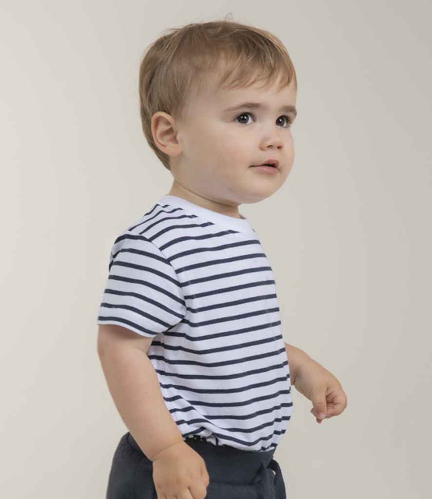 STRIPED CREW NECK T-SHIRT
