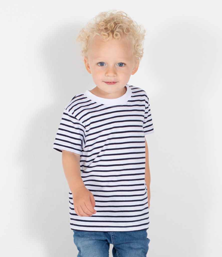 STRIPED CREW NECK T-SHIRT